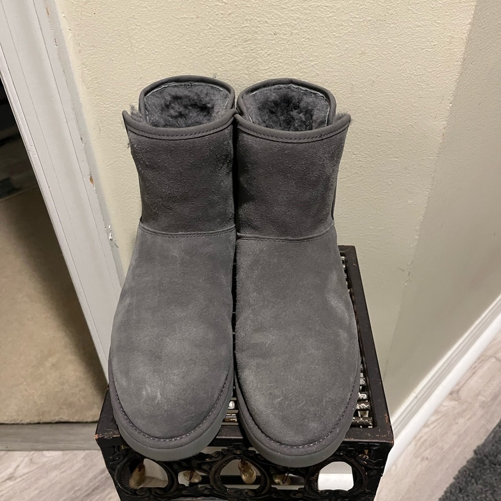 UGG Gray Boots - Mini - size 6
